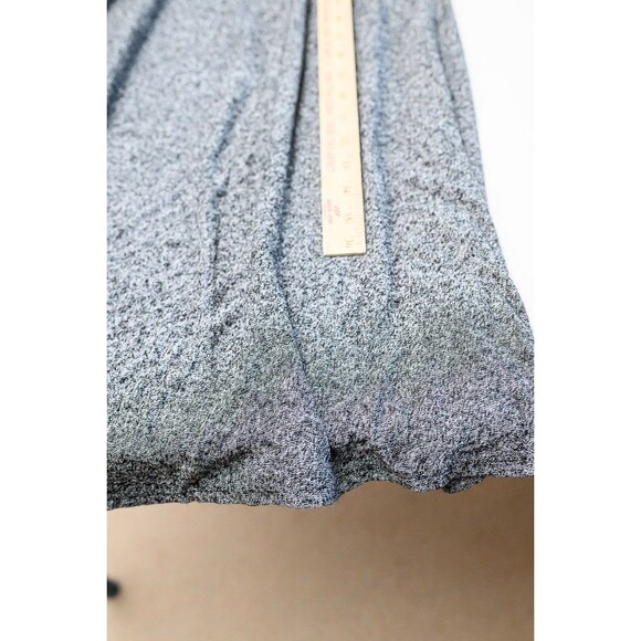 J. Jill Wearever Collection Stretch S Petite gray t-shirt Dress Maxi drape neck - Picture 5 of 7